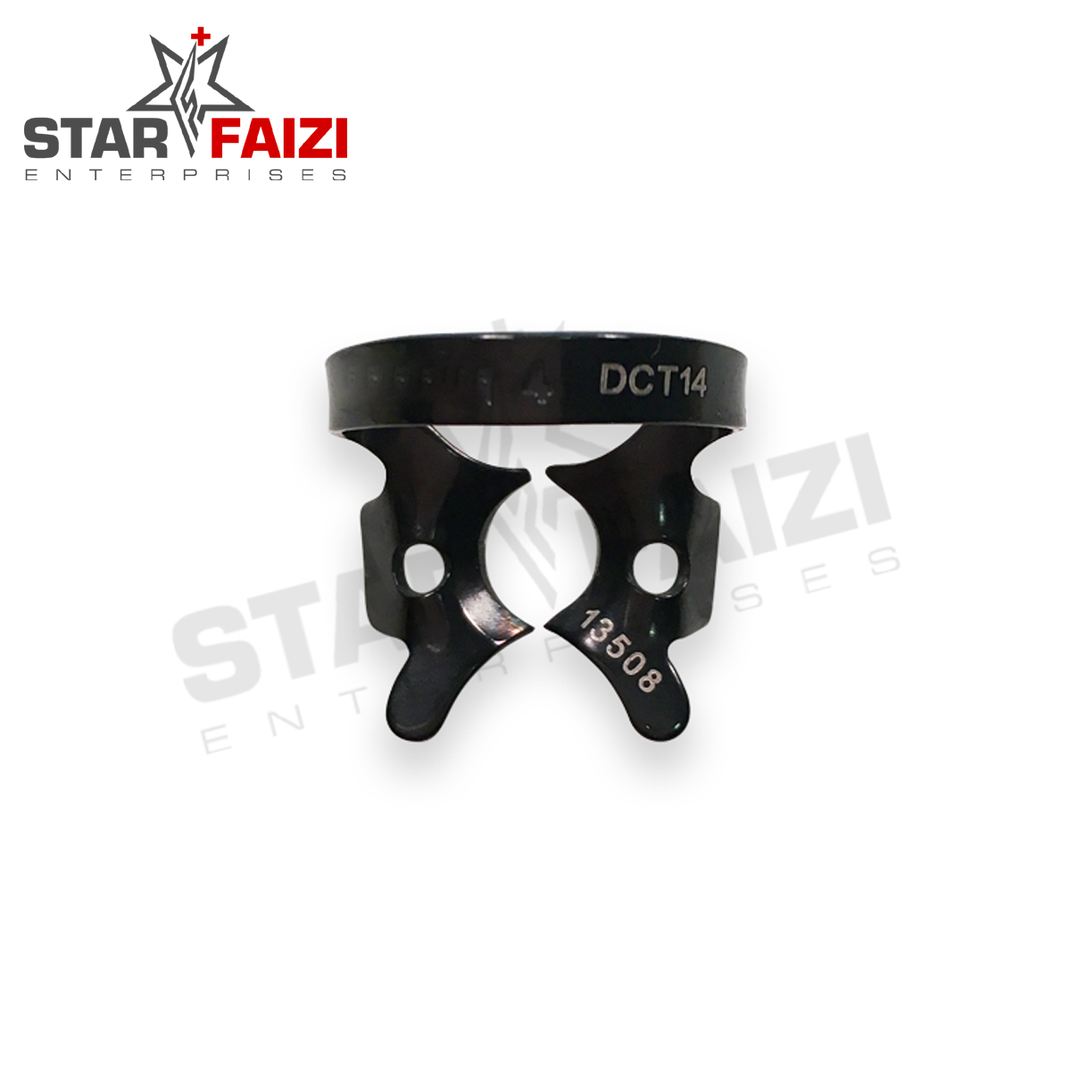 NO. 14 BLACK COATED RUBBER DAM CLAMP